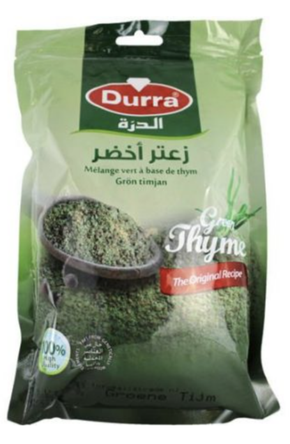 105.4867 - ZAATAR VERT 400GR, DURRA