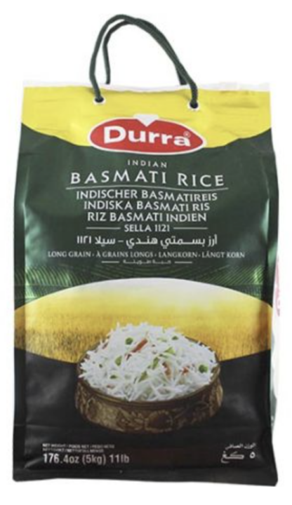 105.7312 - RIZ BASMATI 4,5KG, DURRA