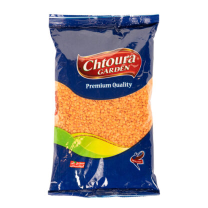 1961 - Lentilles rouges concassées, 900g , (Chtoura Garden)