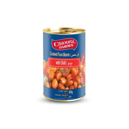 7553 - Fèves avec piment, 475g, (Chtoura Garden)